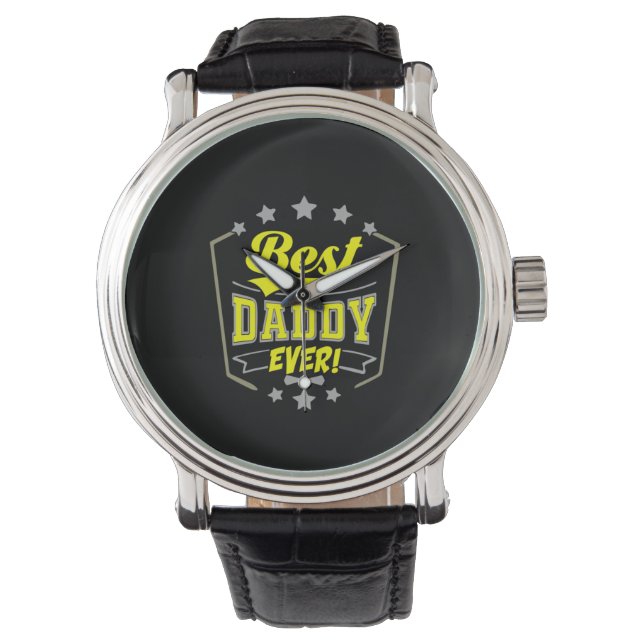 Reloj De Pulsera Grandfather Quotes | Best Daddy Ever (Anverso)