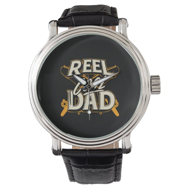 Reloj De Pulsera Grandfather Quotes | Fishing Cool Dad (Anverso)