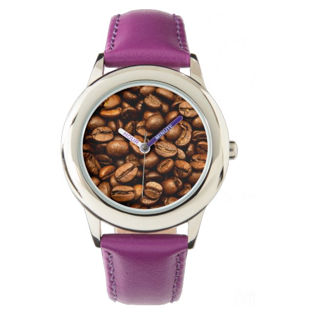 Reloj De Pulsera Granos de café tostados (Anverso)