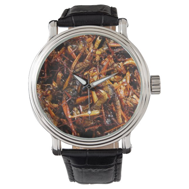 Reloj De Pulsera Grasas fritas (Takkataen Thot) Comida asiática (Anverso)