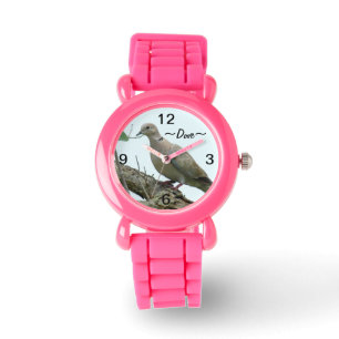 Reloj De Pulsera Gray Dove Bird Watch