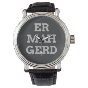Reloj De Pulsera Gray Ermahgerd Watch