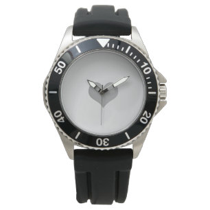 Reloj De Pulsera Gray Heart Watch