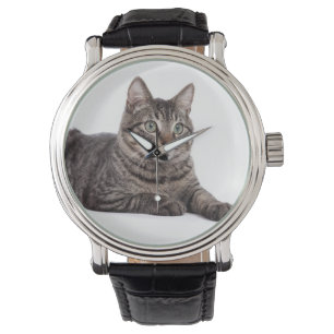 Reloj De Pulsera Gray Tabby Cat