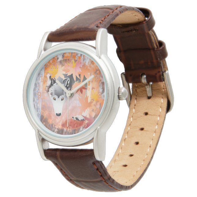 Reloj De Pulsera Gray WOLF PROWLER (Angular)