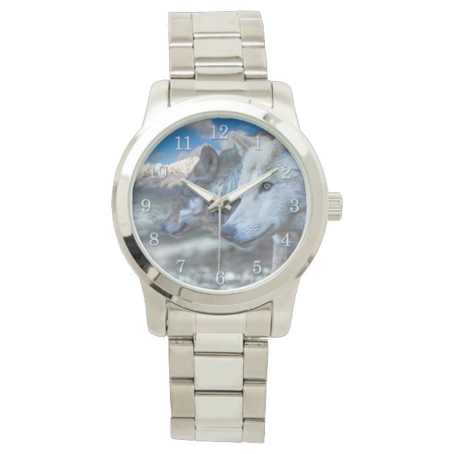Reloj De Pulsera Gray Wolf SENTINEL WOLVES (Anverso)