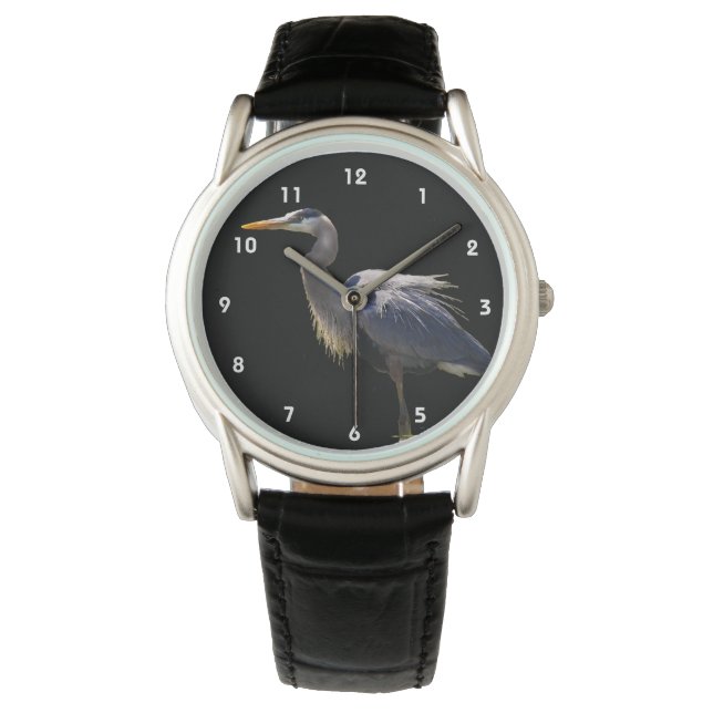 Reloj De Pulsera Great Blue Heron Watch (Anverso)