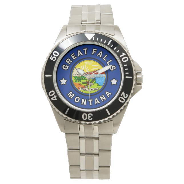 Reloj De Pulsera Great Falls Montana (Anverso)