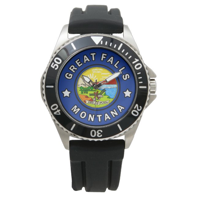 Reloj De Pulsera Great Falls Montana (Anverso)