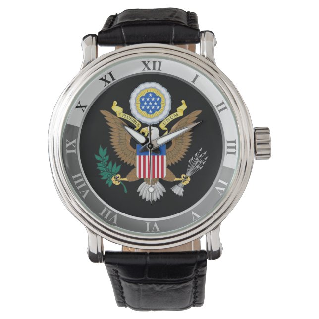 Reloj De Pulsera Great Seal Estados Unidos (Anverso)