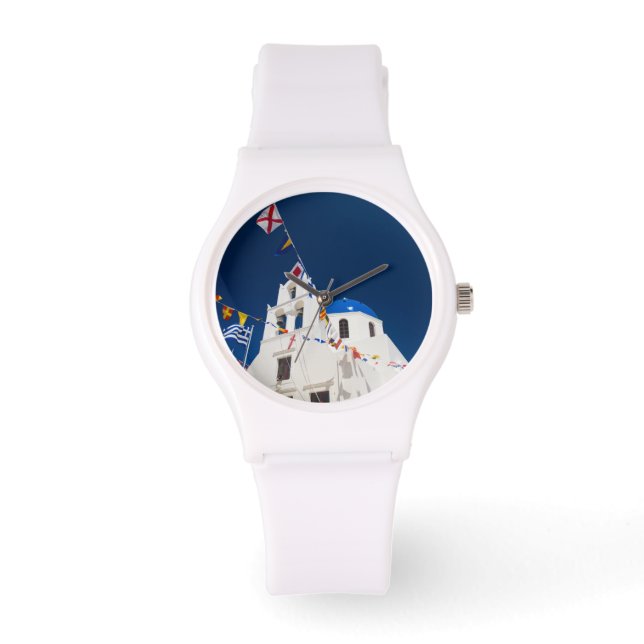 Reloj De Pulsera Grecia e isla griega de Santorini, ciudad de Oia 4 (Anverso)