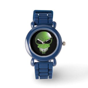 Reloj De Pulsera Green Alien Kids Watch
