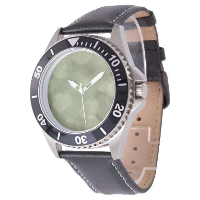 Reloj De Pulsera Green Camo Men's Watch (Angular)