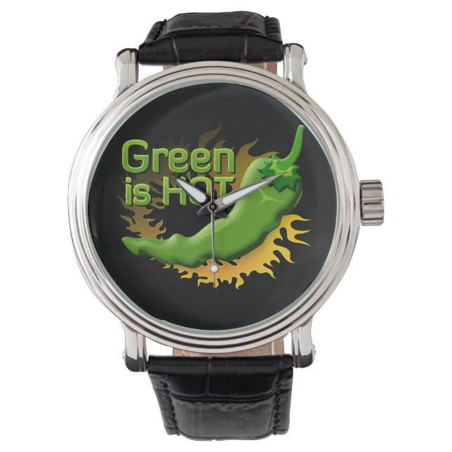 Reloj De Pulsera Green es HOT (Anverso)