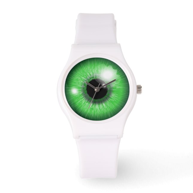 Reloj De Pulsera green eye iris design (Anverso)
