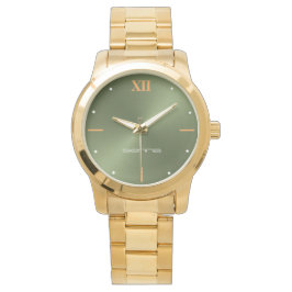 Reloj De Pulsera Green Metallic Perfekt eWatch