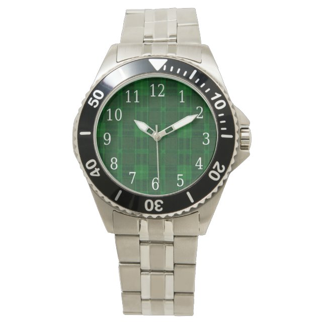 Reloj De Pulsera Green Plaid Watch (Anverso)