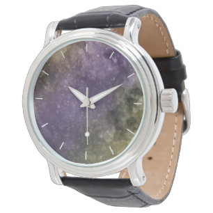 Reloj De Pulsera Green Purple Marble Watch