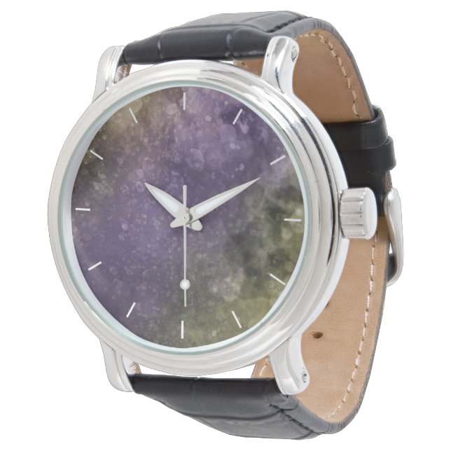 Reloj De Pulsera Green Purple Marble Watch (Angular)