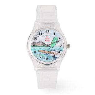Reloj De Pulsera Green Weenii "Green Hawaii" Wristwatch