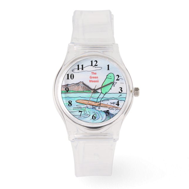Reloj De Pulsera Green Weenii "Green Hawaii" Wristwatch (Anverso)