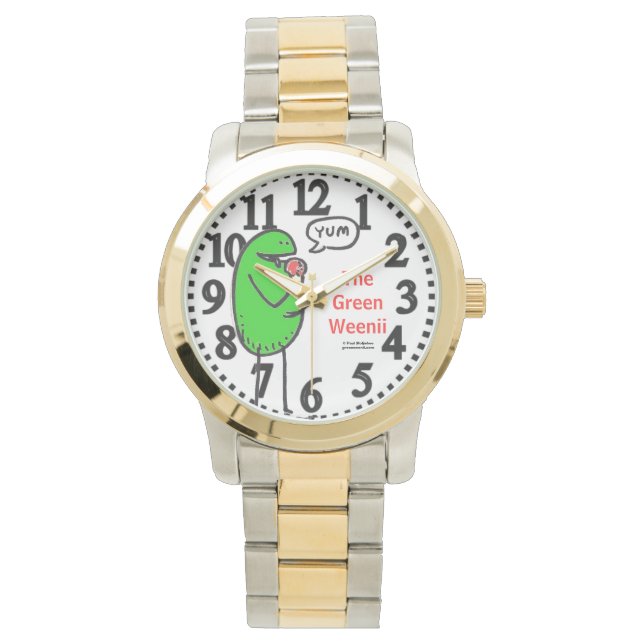 Reloj De Pulsera Green Weenii "Yum" Wristwatch (Anverso)