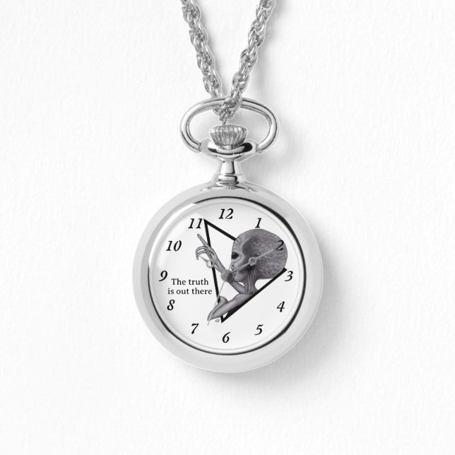 Reloj De Pulsera Grey Alien, la verdad está ahí fuera (Anverso)