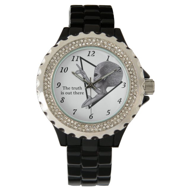 Reloj De Pulsera Grey Alien, la verdad está ahí fuera (Anverso)