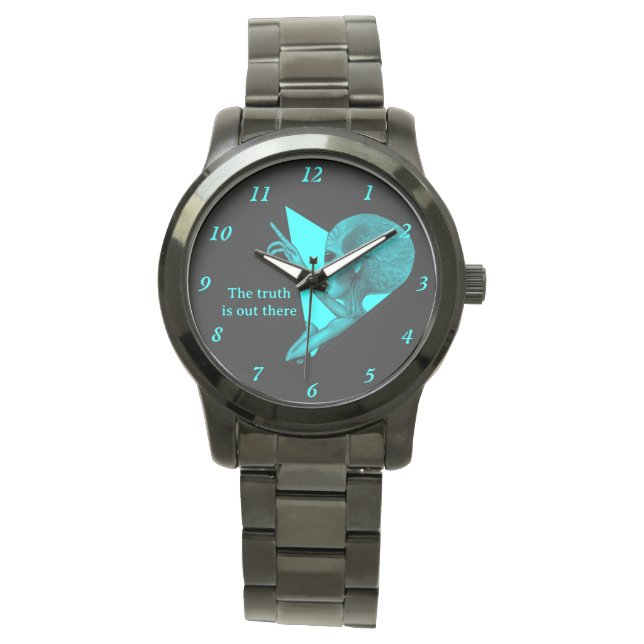 Reloj De Pulsera Grey Alien, la verdad está ahí fuera (Anverso)