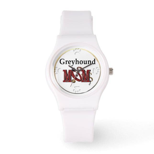 Reloj De Pulsera Greyhound Mom (Anverso)