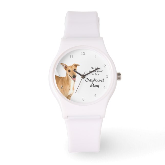 Reloj De Pulsera Greyhound Mom Watch (Anverso)