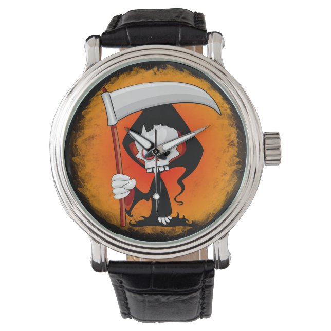 Reloj De Pulsera Grim Reaper Personalizado (Anverso)
