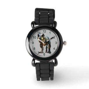 Reloj De Pulsera **"Grin temerosa: La sonriente T-Rex"**