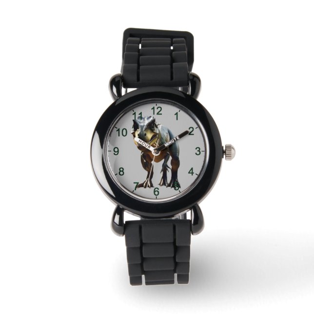 Reloj De Pulsera **"Grin temerosa: La sonriente T-Rex"** (Anverso)
