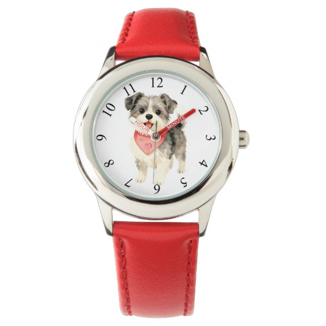 Reloj De Pulsera Grooming Dog Personalized Gold Elegant Collection (Anverso)