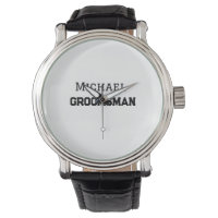 Groomsman simple mínimo añadir nombre masculino mo