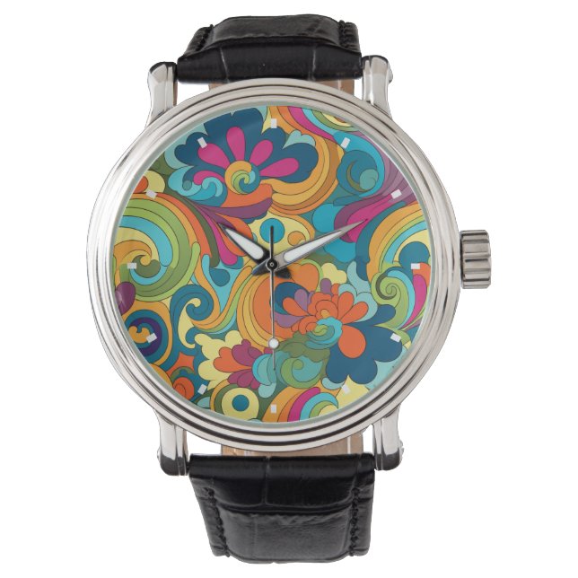 Reloj De Pulsera Groovy Art Watch (Anverso)