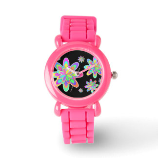 Reloj De Pulsera Groovy Flowers