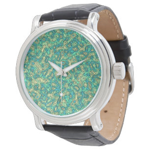 Reloj De Pulsera Groovy Green