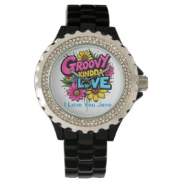 Reloj De Pulsera Groovy Kinda Love