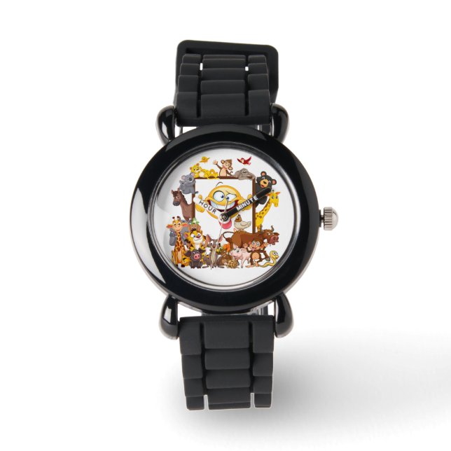 Reloj De Pulsera Group Cartoon Animals fun (Anverso)