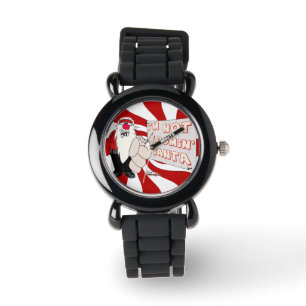 Reloj De Pulsera Grumpy Santa eWatchFactory Purpurina Watch