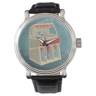 Reloj De Pulsera Grunge Jukebox