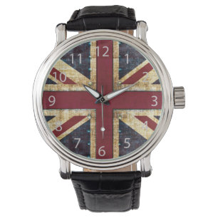 Reloj De Pulsera Grunge Union Jack