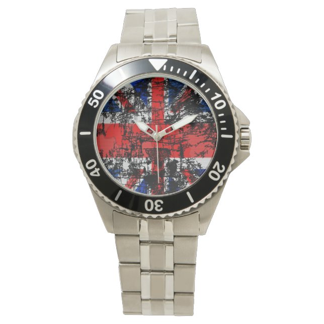Reloj De Pulsera Grunge Union Jack Men's Watch (Anverso)
