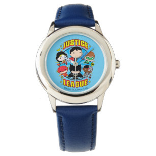 Reloj De Pulsera Grupo de la Liga de la Justicia de Cónica