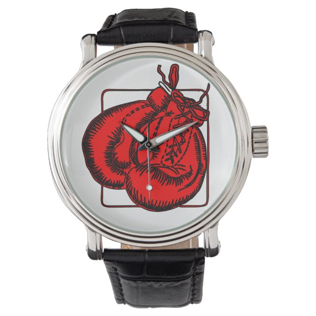 Reloj De Pulsera Guantes de boxeo (Anverso)
