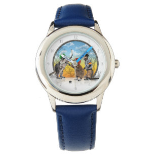 Reloj De Pulsera Guardia clásica de criba de hockey