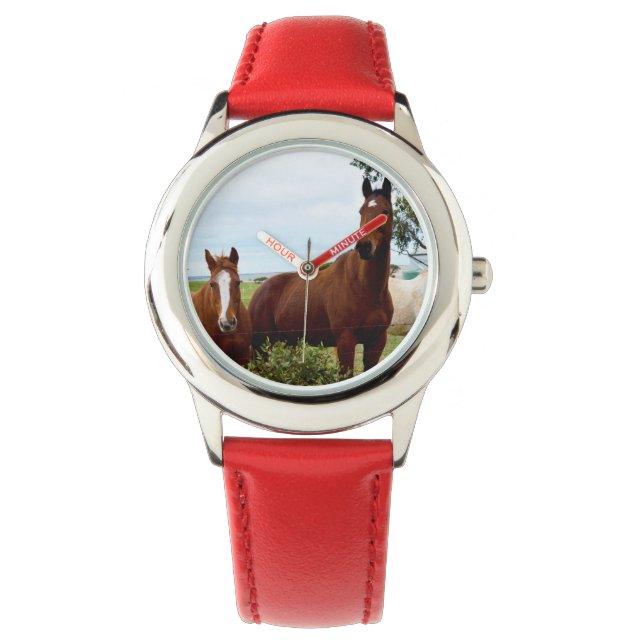 Reloj De Pulsera Guardia de Caballos para Niños. (Anverso)