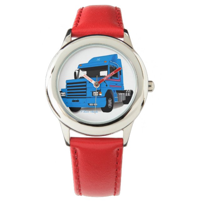 Reloj De Pulsera Guardia de niños en camiones (Anverso)